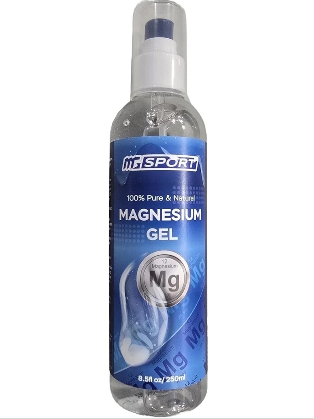 MgSport Magnesium Gel, Dead Sea Magnesium Chloride Muscle Gel, 1,480 Pumps